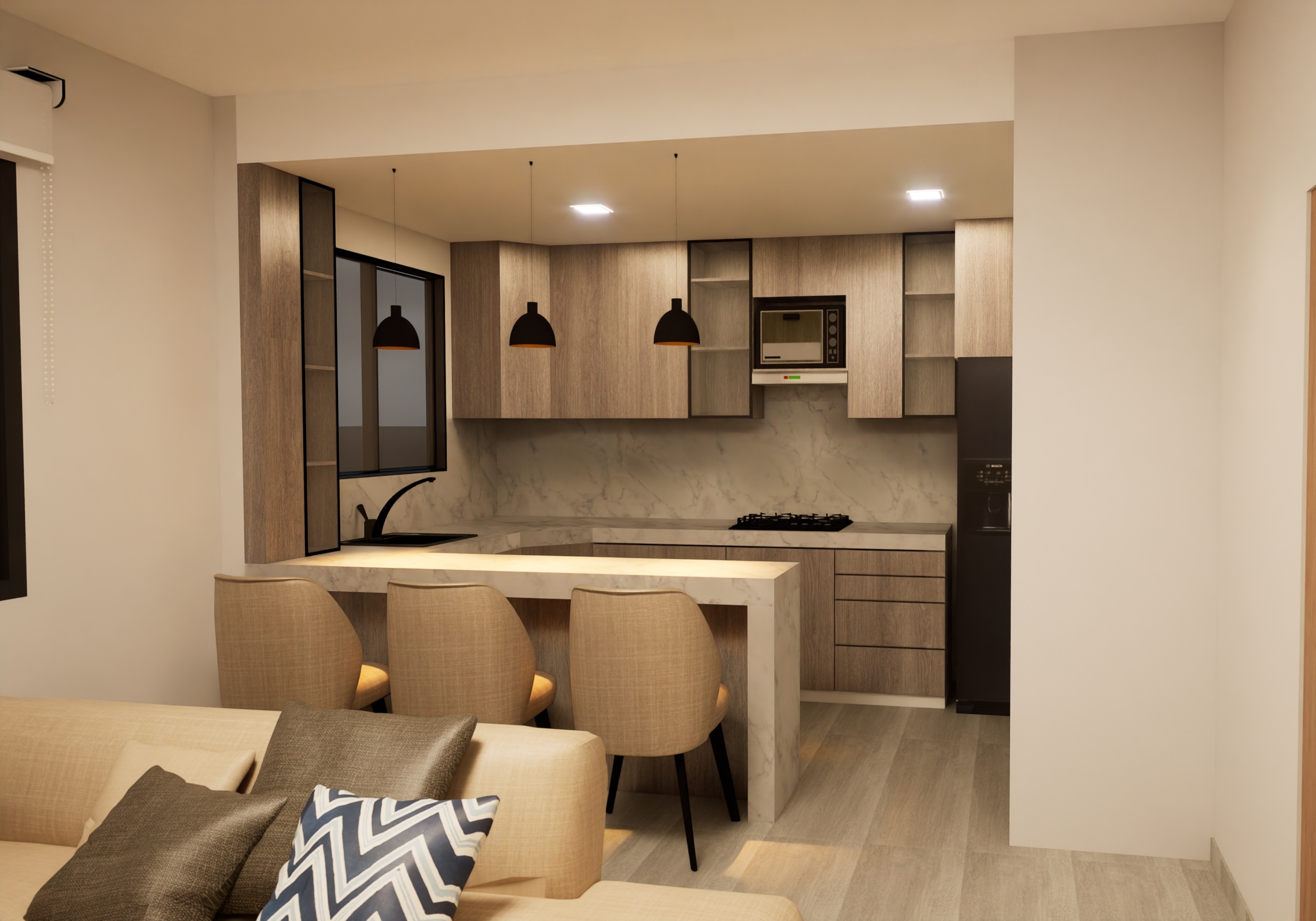 Diseño arquitectónico moderno