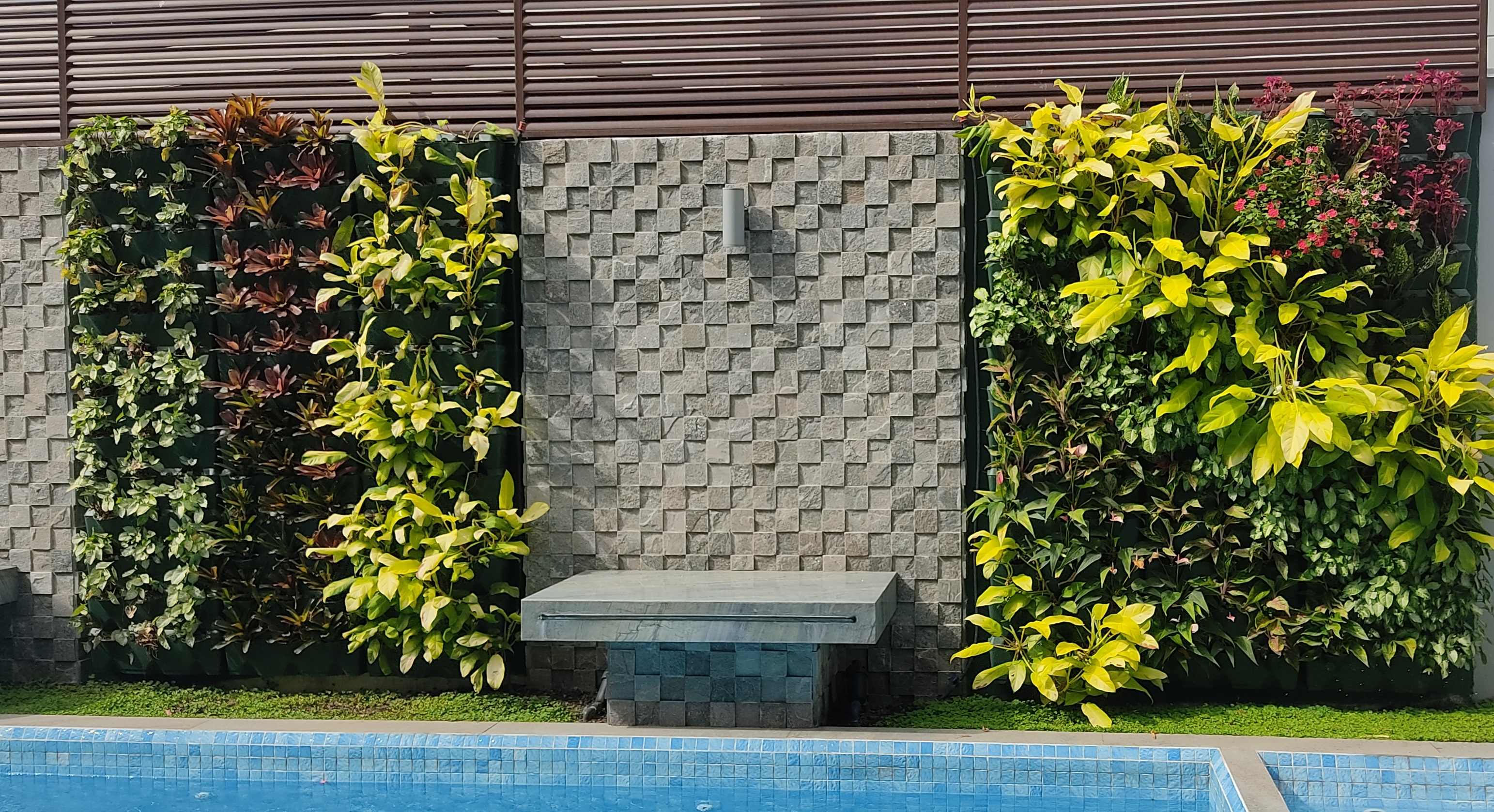 Jardines verticales interiores en residencias exclusivas de Machala