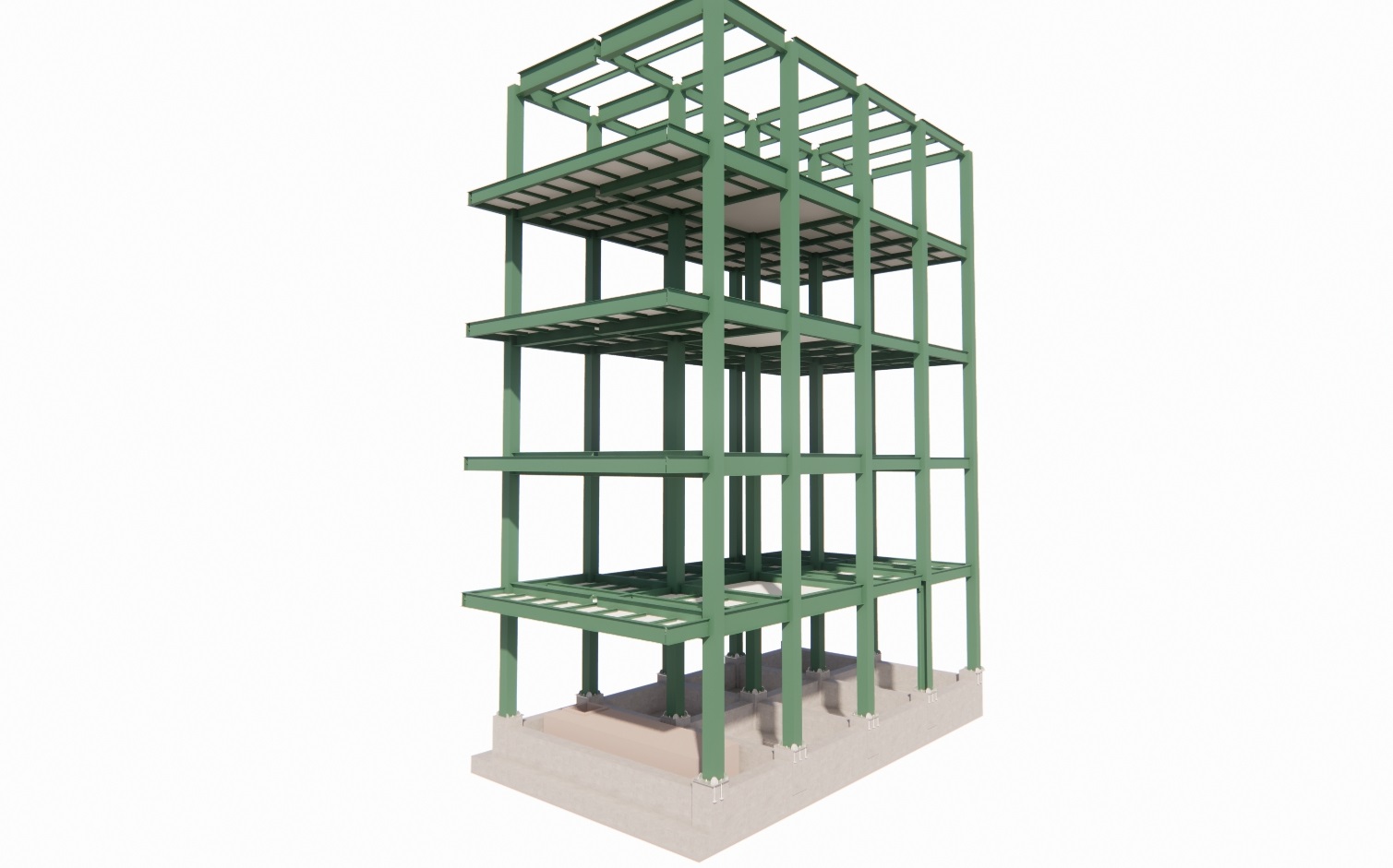 Estructura de acero para nave industrial