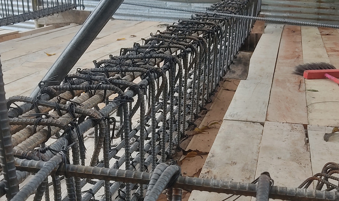 Proceso de vaciado de hormigón